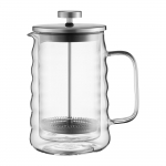 Kohvikann French Press Ambition Ripple, 0.6 l, l&auml;bipaistev v./h&otilde;be v.