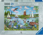 Pusle Ravensburger Life Along The Broads, 50 cm x 70 cm, 1000 tk, mitmev&auml;rviline