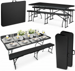 Aiam&ouml;&ouml;bli komplekt Plonos, must v., 5 istekohta