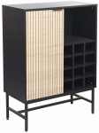K&ouml;&ouml;gikapp Home4you Helve, pruun v./must v., 40 cm x 80 cm x 110 cm