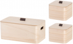 S&auml;ilituskarbi komplekt, esemete hoidmiseks 4Living, pruun v., 16.5 x 30.5 x 13.5 cm