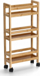 Vannik&auml;ru-riiul Zeller Bamboo Narrow, 360 mm x 150 mm x 740 mm