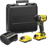 Aku l&ouml;&ouml;kv&otilde;ti-kruvikeeraja koos akuga Stanley SFMCF810D2K-QW, 18 V, 2 Ah