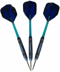 Noolem&auml;ngu tarvikud, nooled Master Grot Cyclone Brass 24g, sinine v./must v., 3 tk