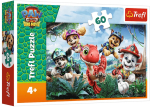 Pusle Trefl PAW Patrol to the Dinosaurs' Rescue, 27 cm x 20 cm, 60 tk
