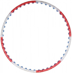 V&otilde;imlemisr&otilde;ngas SMJ, 105 cm, 0.85 kg, valge v./punane v.