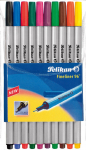 Pastakas Pelikan Fineliner 96, mitmev&auml;rviline, 10 tk