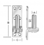 Kinnitusdetail v&auml;ravatele Vorman, 1.3 cm