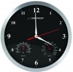 Kvartsseinakell Esperanza, must v., 30 cm