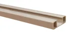 Profiil Omic, pruun v./vask v., 300 cm x 4 cm