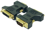 Adapter Logilink DVI-I to VGA DSUB HD D-Sub 15-pin male, DVI-I female, must v.