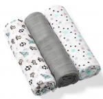 M&auml;hkimistekk BabyOno Natural Bamboo, 70 cm x 70 cm, 3 tk