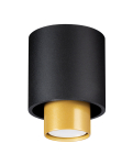Valgusti lagi Sollux Nesi 5903282715677, GU10, 1 x 40 W, must v. / kuldne v.