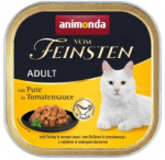 Kassi m&auml;rgtoit Animonda Vom Feinsten With Turkey In Tomato Sauce, kalkun/k&ouml;&ouml;giviljad, 0.1 kg