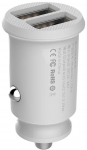 Auto laadija Baseus CCALL-ML02, 2 x USB, valge v., 16 W