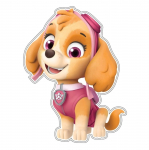 Dekoratiivne kleebis Nickelodeon Paw Patrol Skye, 17 cm x 23.5 cm