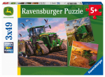 Pusle Ravensburger John Deere Season 051731, 21 cm x 21 cm, 147 tk, mitmev&auml;rviline
