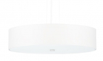 Valgusti rippuv Sollux Skala 50, E27, 5 x 60 W, valge v.