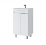 Vannitoakapp valamuga Domoletti SA50DL-3, valge v., 35 cm x 46 cm x 81 cm