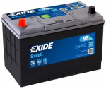 Aku Exide Excell EB955, 12 V, 95 Ah, 720 A