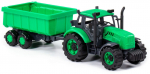 M&auml;ngutraktor Polesie Progress Tractor PL91284, roheline v.