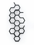 Veek&uuml;tte r&auml;tikuradiator Terma Hex, heban v., 48.6 cm x 122 cm, 346 W