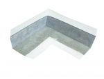 H&uuml;droisolatsiooni sisemine nurk Briko, 0.19 m x 136 mm