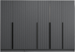 Riidekapp Kalune Design Kale Plus 7776, antratsiit v., 52 cm x 270 cm x 210 cm
