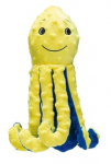 M&auml;nguasi koerale, pehme Beeztees Octopus Amy 617013, 25 cm, kollane v., 25