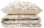 Voodipesukomplekt Homla Possa Japandi Spirit 825755, kreemjasvalge, 70 x 80 cm, 160 x 200 cm