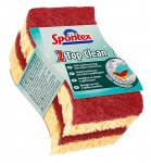 Puhastusk&auml;sn Spontex Top Clean, kollane, 2 tk