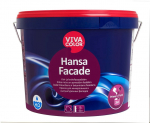 V&auml;rvid krohvi- ja kivifassaadidele Vivacolor Hansa Facade, valge v., 9 l