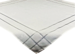 Laudlina ruudukujuline OAB-05, valge, 110 x 110 cm