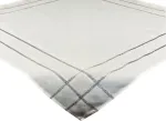Laudlina ruudukujuline OAB-05, valge v., 110 x 110 cm
