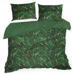 Voodipesukomplekt Gift 1, roheline v., 70 x 80 cm, 160 x 200 cm