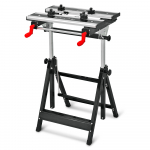 Teleskoopiline metallist t&ouml;&ouml;laud Brick 60 x 58 x (77-107) cm