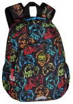 Kooli seljakott CoolPack Toby XPay, must v./mitmev&auml;rviline, 35 cm x 26 cm x 12 cm