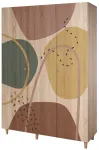 Riidekapp Kalune Design Lena 911, pruun v., 52 cm x 135 cm x 192 cm