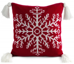 J&otilde;ulu dekoratiivne padjakate PSWA-225, valge/punane, 45 cm x 45 cm