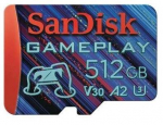 M&auml;lukaart SanDisk Gameplay, 512 GB, 190 Mb/s - 130 Mb/s