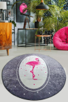 Vaip Conceptum Hypnose Chile Flamingo, mitmev&auml;rviline, 100 cm x 100 cm