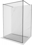 Du&scaron;isein Mexen Kioto Walk-in, 160 cm x 200 cm, brushed gun gray