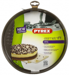 Tordi- ja koogivorm Pyrex Asimetria, must v., 26 cm x 26 cm