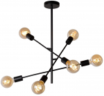 L&uuml;hter rippuv Lucide Lester 21119/06/30, E27, 6 x 40 W, must v.