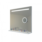 Peegel Vinchome Berlin Music WiFi, valgustusega, rippuv, 120 cm x 70 cm