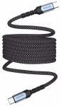 Juhe Swissten, 2 x USB Type-C, 100 cm, must, 60 W
