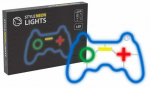 Dekoratsioon Manta Style Neon Lights Gamepad LED-valgustusega, 17 cm, sinine v./punane v./kollane v.