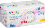 Imetamispadjad Akuku A0160, 60 tk