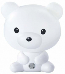 &Ouml;&ouml;lamp ACA Bear, valge v.