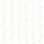 LED valguskardin Springos CL4054, 5 m, soe valge v., 200 LED